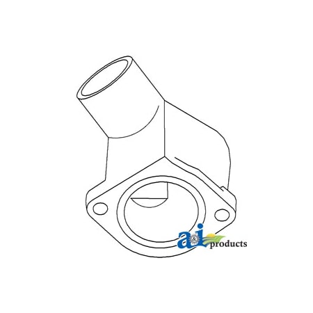 A & I Products Thermostat Housing 4" x3" x3" A-C7NN8594B